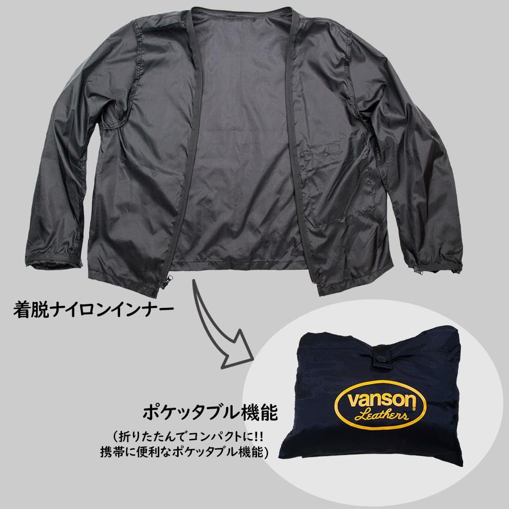 Amazon | バンソン メッシュスウィングトップジャケット ネイビー